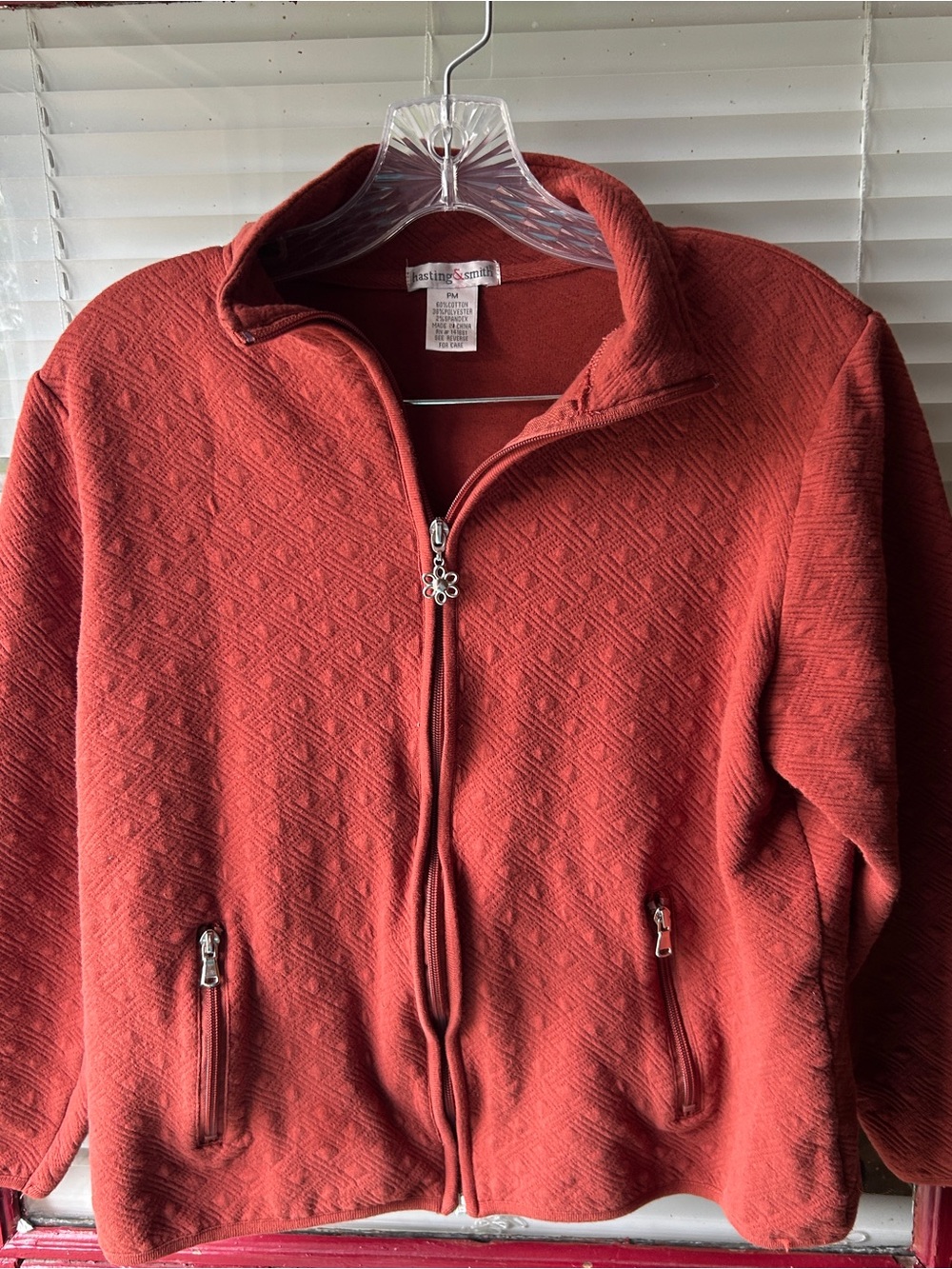Hasting and Smith zip up jacket
